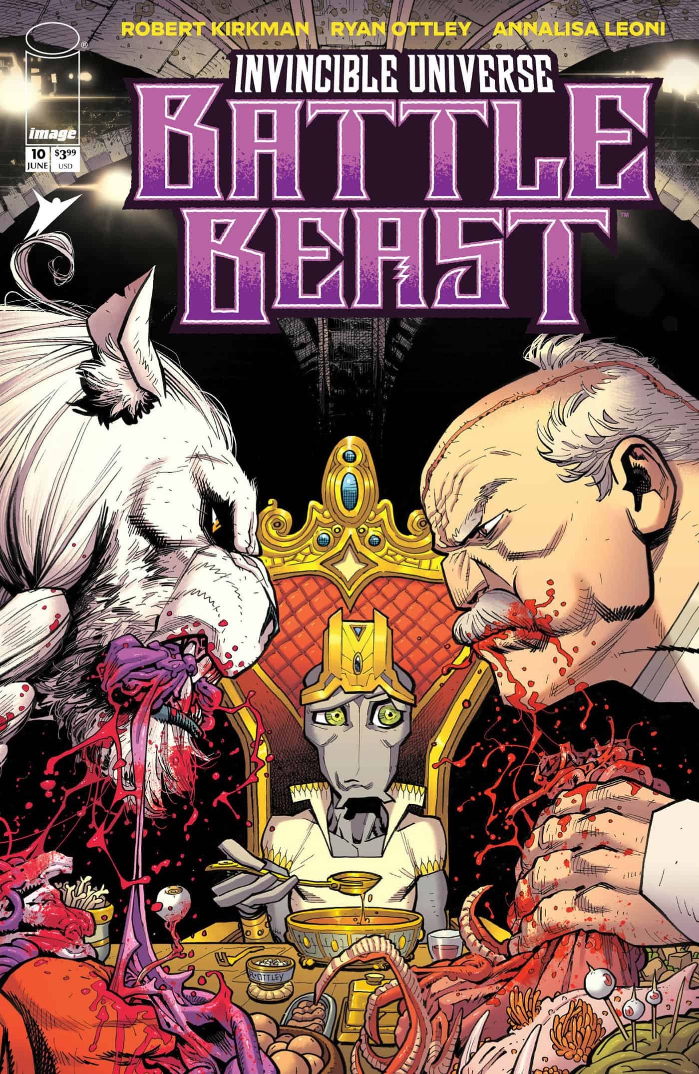 INVINCIBLE UNIVERSE BATTLE BEAST #10 CVR A RYAN OTTLEY & ANNALISA LEONI