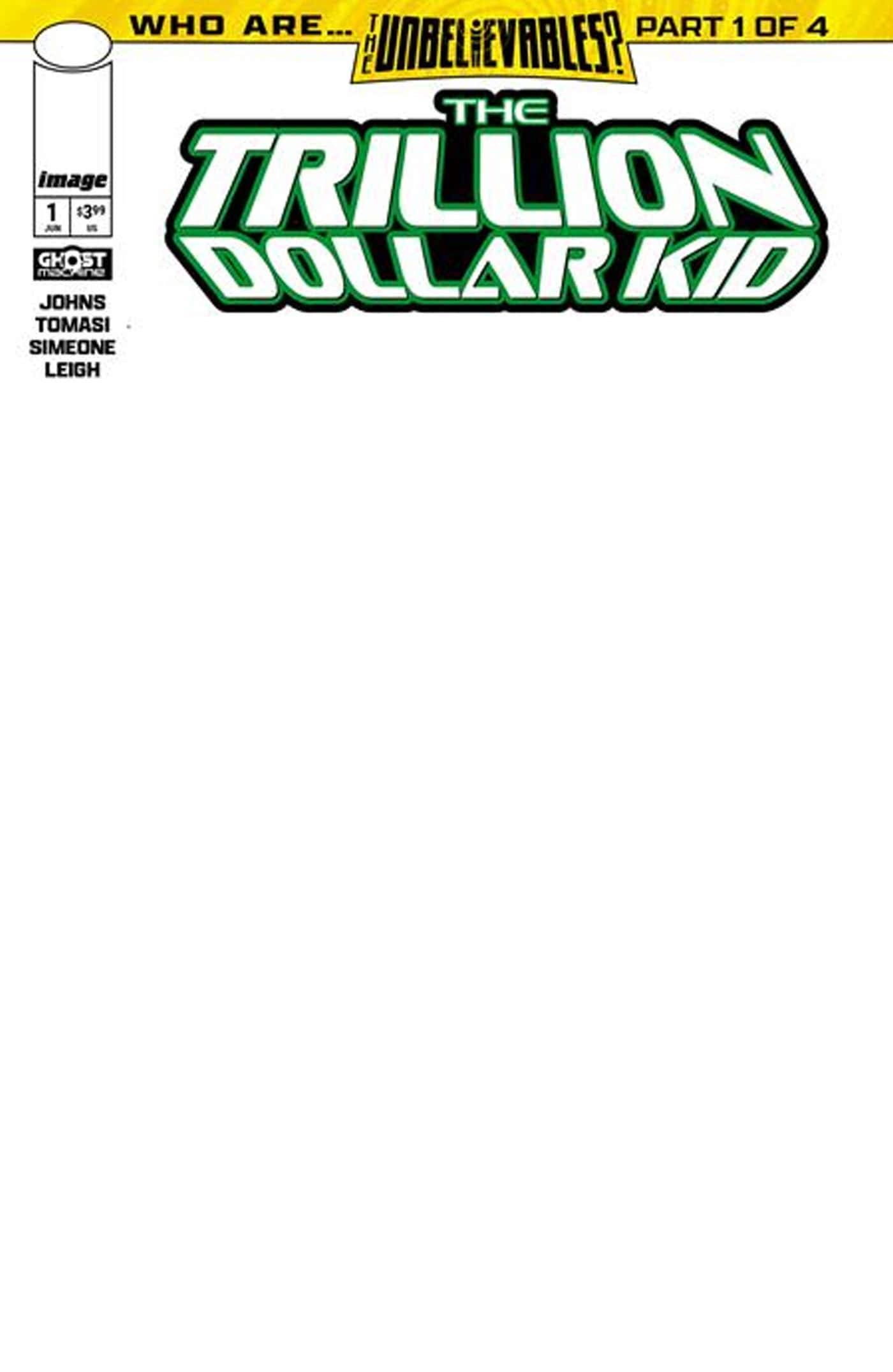 TRILLION DOLLAR KID #1 (OF 2) CVR E BLANK SKETCH