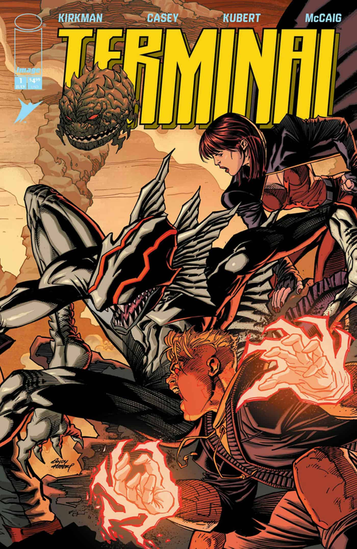 TERMINAL #1 CVR B ANDY KUBERT & DAVE MCCAIG CONNECTING WRAPAROUND
