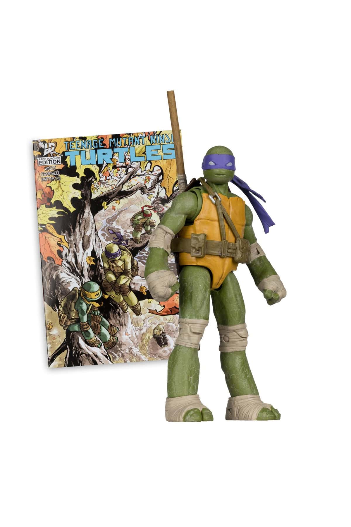 Teenage Mutant Ninja Turtles Page Punchers Wave 1 Donatello 5-Inch Scale Action Figure with Comic