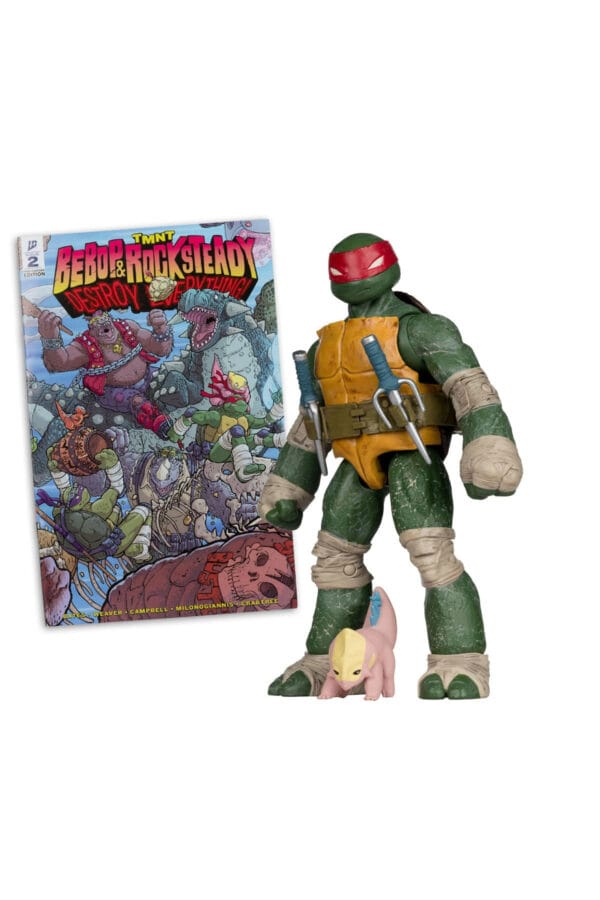 Teenage Mutant Ninja Turtles Page Punchers Wave 2 Raphael 5-Inch Scale Action Figure with Comic
